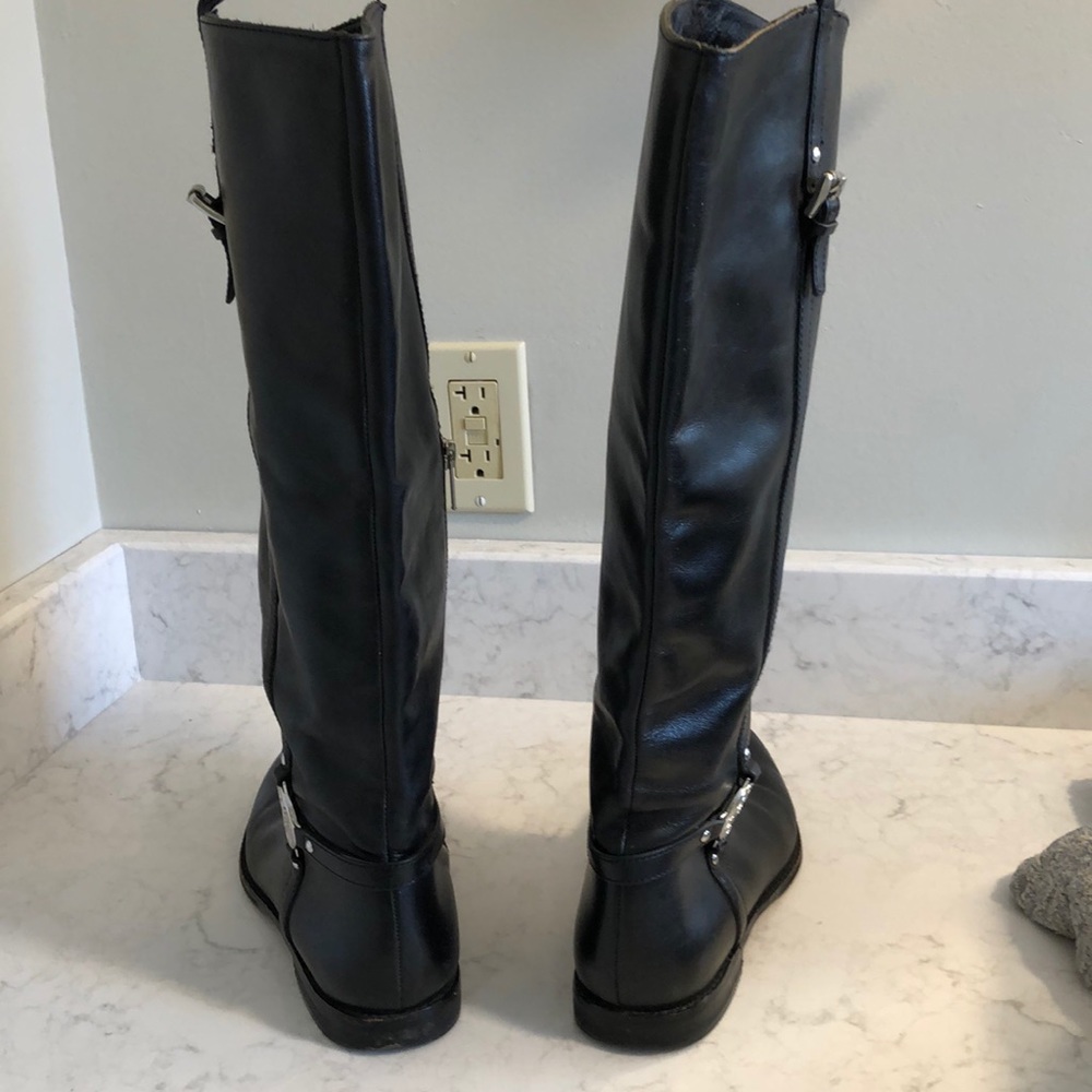 Black Coach riding boots - Picture 3 of 4